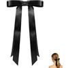 Ysaca Fermaglio magnetico per capelli, forte tenuta, con design 2 in 1 senza cuciture, mini fiocco a farfalla, accessori per lo styling da donna (nero)