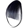 Generic Clip in-Pony, clip on capelli veri, capelli umani fringe da donna, clip in pony, extension per capelli di tutti i giorni, per fidanzata e frangia con ferretto per palco e viaggi