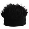 Generic Cappello Per Parrucca Da Uomo - Cappello A Maglia Hip Hop Realistico Con Capelli A Punta | Cappello Elastico A Capelli Corti Per Cosplay, Uso Quotidiano Uomini Parrucca Cappello Cappello