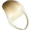 Generic Pony a clip da donna con frangia per capelli veri, per donne con frangia - copre i capelli diradanti. Capelli per uso quotidiano, sorelle, moglie, extension per capelli, P