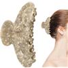 gifyym Fermaglio per capelli a forma di tartaruga | Grande clip per artigli in corazza 4,1 pollici | Fermagli per capelli con forte tenuta, stile francese, per donne, ragazze, vita quotidiana, feste