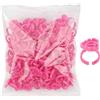 Nixiara Forniture Per Estensioni Per Ciglia Intelligente Colla 100pcs: Anelli Di Colla Per Estensioni Di Ciglia, Anelli Di Colla Per Ciglia, Regolabili Tazze Di Colla Intelligente E