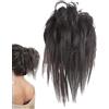 Generic Bun Hair, capelli finti Bun - Parrucca elegante regolabile | Piccoli disordinati naturali, estensioni dei capelli a coda di cavallo per uscire, vestito quotidiano da donna e da donna