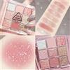 ZHAOCI Palette di ombretti a 9 Colori, Palette di ombretti opachi Glitter Lucidi Set di ombretti a Lunga Durata Set di ombretti Impermeabili Pallet cosmetico per ombretti