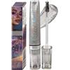 Générique Mascara Glitter Balsamo Volumizzante Con Perline Colorate A Forma Di Diamante, Trucco Impermeabile Antimacchia, Cosmetico Per Gli Occhi Resistente Al Sudore, Rialzo Ciglia Al Flo
