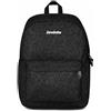 Invicta Zaino Scuola Carlson, Nero Scintillante, Mono Scomparto Con Tasca per PC e Tasca per Borraccia, 24 lt, Scuola Media e Superiore, Zaino Ragazza