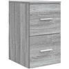 vidaXL Armadio Bagno In-between Sonoma grigio 30 x 35 x 50 cm, Mobile da bagno elegante, arredamento moderno, salvaspazio efficiente, organizer in legno contemporaneo