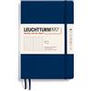 LEUCHTTURM1917 362850 Taccuini Medium A5, Copertina morbida, 123 pagine numerate, Blue Mare, Puntini
