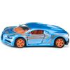 siku 1508, Auto Sportiva Bugatti Chiron, Auto Giocattolo per Bambini, Metallo/Plastica, Blu/Arancio, Porte Apribili