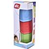 Simba ABC Tazza impilabile - 6 pezzi gioco impilabile a forma di esagono, con numeri e lettere, altezza impilata 41 cm, giocattolo per bambini dai 12 mesi in su