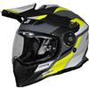 Just1 Casco Moto Integrale Adventure Just1 J34 Pro Globe Nero Gial