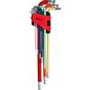 KS Tools 151.3222 Set chiavi maschio con doppia testa a sfera ad esagono incassato, estremamente lunga, 9 pz