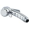 Drhomeam Soffione doccia palmare con pulsante lunghezza 14,5 cm risparmio idrico RV soffione doccia per barca campeggio bagno accessori doccia