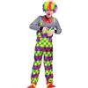 RUMAOZIA Set completo di costume da clown per adulti con parrucca maschera naso giacca pantaloni e mock camicia con papillon Carnevale Halloween circo accessorio costume cosplay festa costume clown
