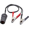 Generisch Morsetti a coccodrillo per batteria per auto su presa da 12 V/24 V, adattatore per auto 30 A, con morsetti a coccodrillo, adattatore per accendisigari