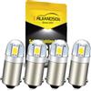 Ruiandsion lampadine BA9S a LED BA9 1895 1891 53 57 bianca 6V a LED 3030 2 SMD chipsets lampadine a LED di ricambio per interni dell'auto, luce di lettura, luce per mappa, luce per targa, scatola
