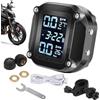 Generic Controllo della Pressione degli Pneumatici M5 per Moto, Set di sensori Esterni, di monitoraggio Senza Fili, Funzione di Allarme, monitoraggio preciso degli Pneumatici, Adatto per Strada