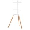 VDD Supporto TV a cavalletto in stile cavalletto da pittore per studio di design - schermo orientabile - fino a 65 pollici