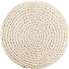 vidaXL Pouf Macramé fatto a mano 45 x 30 cm Cotone