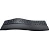 Logitech ERGO K860 - tastiera ergonomica wireless con layout dei tasti diviso, UK QWERTY - Grafite