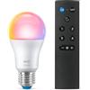 WIZ Lampada 8,5 W (equivalente a 60 W), A60, E27, telecomando, RGB
