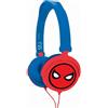 Lexibook Cuffie, design Spider-Man, pieghevoli, driver da 40 mm, connettore jack da 3,5 mm, controllo del volume