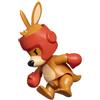 Bandai Figura Articolata Stumble Guys Boxing Roo, 11 cm, con adesivi, BANDAI