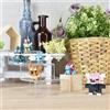 Bandai Set di personaggi Pokémon da costruire, tipo normale, 6 personaggi, BANDAI NANOBLOCK, giocattolo da costruzione, 12+ anni, mattoncini extra inclusi