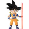 Bandai Action figure Mini Goku, 17 cm, Dragon Ball Daima Kid Goku, 16 punti di articolazione, accessori inclusi, 4+ anni