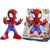Hasbro Peluche interattivo Spidey, funzione di danza e strisciata, con musica e suoni, Spidey e i suoi super amici, dai 3 anni in su