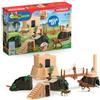 SCHLEICH Set di gioco Dinosauri, La grande conquista del tempio perduto, SCHLEICH 42656, personaggi inclusi, riconfigurabile, dai 4 anni in su