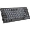 LOGITECH Tastiera, senza fili Logitech MX Mechanical, AZERTY, meccanica, retroilluminata, grafite