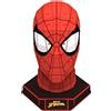 Spin Master Puzzle 3D Maschera Spiderman, 82 pezzi, Marvel 4D BUILD, giocattolo da costruzione, 23 x 16 x 16 cm
