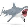 SCHLEICH Figura Mégalodon Schleich 15055 Dinosaurs Gamme, pelle grigia con cicatrici, dimensioni imponenti, denti affilati