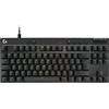 LOGITECH Tastiera da gioco Logitech G Pro X TKL Rapid, con cavo, AZERTY, interruttori magnetici, RGB, nera
