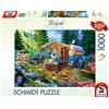 Schmidt Spiele Puzzle La carovana sulle montagne Schmidt Spiele, 1000 pezzi, dai 12 anni in su