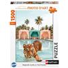 Nathan Puzzle, 1500 pezzi, Baignade Royale, design di Paul Fuentes, collezione Photo d'art