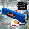 StarTech Batteria al litio da 36 V e 100 Ah - Pacco batterie 10S3P - Per e-bike ed e-scooter - Motore da 150-500 W - BMS integrato - Caricabatterie XT60-JST