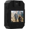 POENVFPO Fotocamera Toracica 1080P, Touchscreen IPS da 2,0 Pollici, Obiettivo Grandangolare da 120 Gradi per Anteprima in Tempo Reale, con Connessione WiFi, Batteria da 2800 MAh,