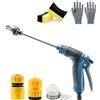 Generic Idropulitrice Waterblitz 2026, idropulitrice Water Blitz con accessori, pistola idropulitrice ad alta pressione per tubo flessibile da giardino, ugello rotante a 360°, lavaggio auto, doccia per