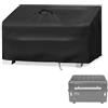 Aidetech Copertura per griglia Traeger TFT18KLD Ranger, copertura impermeabile antipolvere per griglia da tavolo - 50,8 x 53,3 x 33 cm, nero