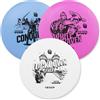 Guru Disc Golf Starter Set, 3 Dischi Frisbee per Lanciare Qualsiasi Distanza, Divertenti Sport all'Aria Aperta per Bambini e Adulti, 970361