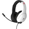 Turtle Beach Airlite Fit Nero e Bianco Cuffie da gioco cablate con licenza ufficiale per tutti i Nintendo Switch - Microfono flip-and-mute, padiglioni auricolari dal comfort superiore