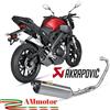 Akrapovic Yamaha MT-125 2018 Scarico Completo Per Moto Racing Terminale Titanio
