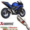 Akrapovic Yamaha R3 2023 Terminale Di Scarico Per Moto Titanio Slip-On
