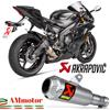 Akrapovic Yamaha R6 2017 Yzf 600 Terminale Di Scarico Per Moto GP Titanio
