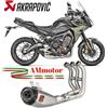 Akrapovic Yamaha Tracer 900 2019 Scarico Completo Moto Racing Terminale Titanio
