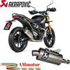 Akrapovic Triumph Scrambler 400 X 2024 Terminale Di Scarico Per Moto In Titanio