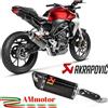 Akrapovic Honda CB 300 R 2018 Terminale Di Scarico Per Moto In Carbonio