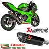 Akrapovic Kawasaki Ninja 400 2024 Terminale Di Scarico Per Moto Carbonio